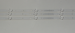 LC43490062A, LC43490063A подсветка 43" (комплект 3 шт.)