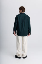 Рубашка из хлопка | dark green