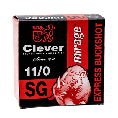 Патрон 12/70 картечь 8,6  Clever