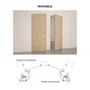 Межкомнатная скрытая дверь под покраску Profil Doors 0PA профиль чёрный матовый