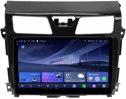 Магнитола для Nissan Teana L33 2014-2016 - Kuberg QLed+2K, Android 14, TS105, Быстрейшая, CarPlay, SIM-слот