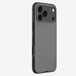 Противоударный чехол для iPhone 17 Pro Max, серия Super Frosted Shield Pro (Clear version) прозрачный тонированный от Nillkin