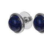 Серьги пусеты Fiore Luna NATURAL LAPIS LE1106 BL/S