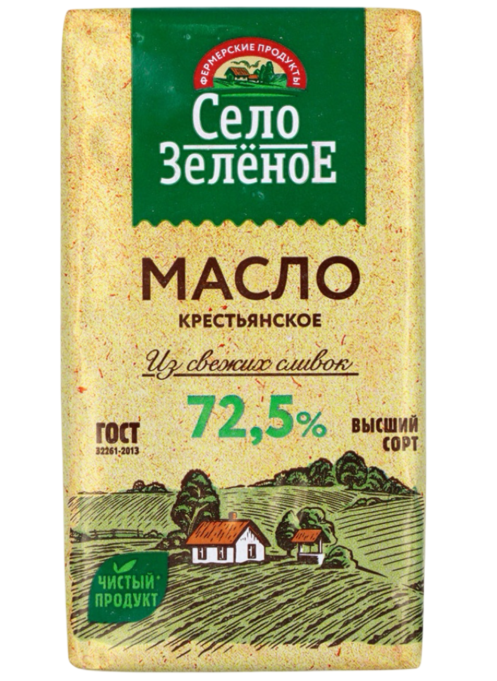 Масло Сливоч 72,5% Фол(евро) 0,175кг СелЗел