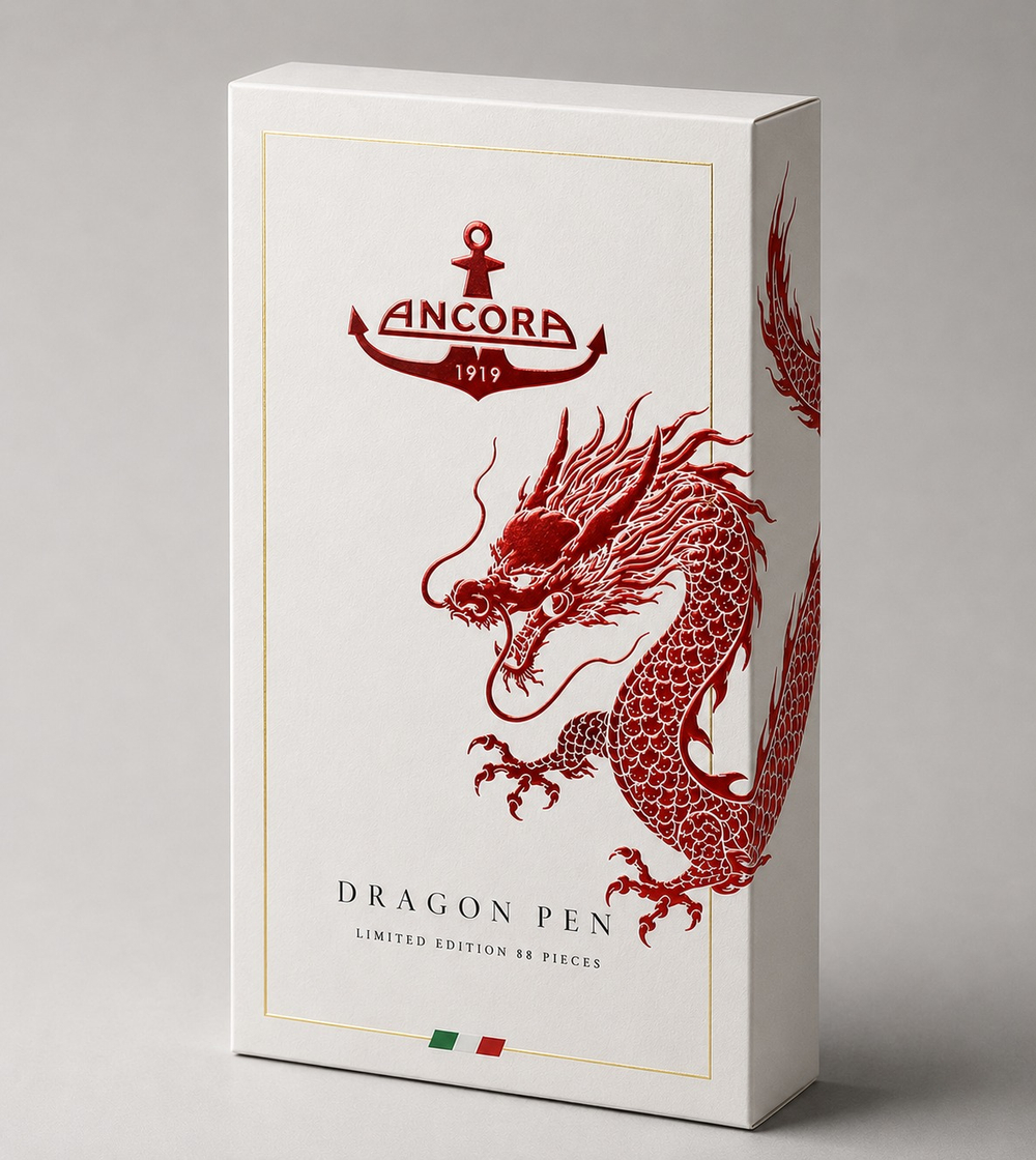 Ручка подарочная шариковая Dragon Black Анкора