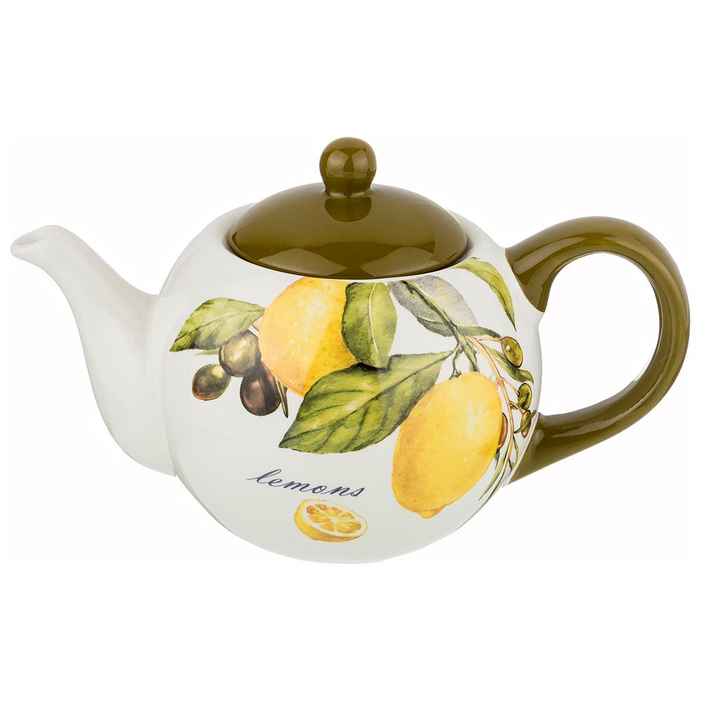 ЧАЙНИК AGNESS "ЛЕМОН ТРИ" 22,5*13,5*14,5 СМ 900 МЛ (КОР=12ШТ.)