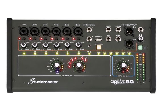 DIGILIVE 8СH компактный цифровой микшерный пульт