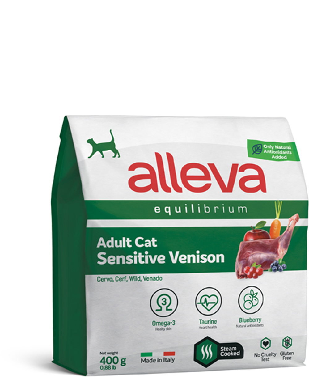 Alleva Equilibrium Sensitive Adult Оленина для кошек 1,5 кг