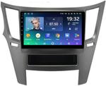 Магнитола для Subaru Legacy 5, Outback 4 2009-2014 (левый руль, рамка черная) - Teyes CC2 PLUS монитор 9" QLED, Android 10, Быстрая, SIM-слот