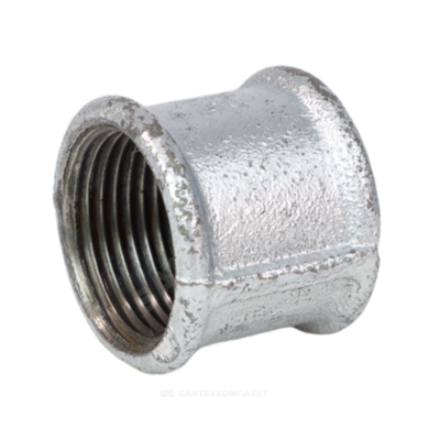 Муфта прямая чугун оц Ду 40 (1 1/2") ВР Fittex