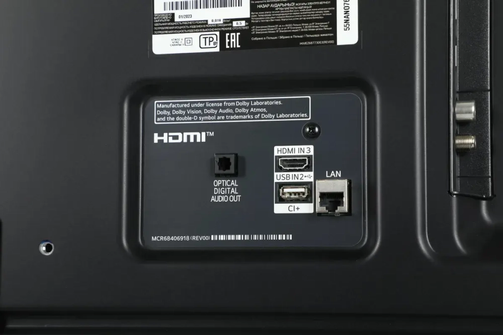 Телевизор LG 55NANO766QA