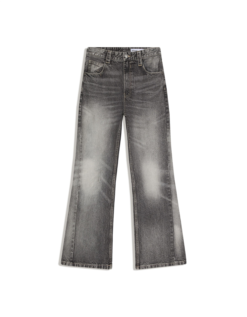Мужские джинсы baggy flare fit - BERSHKA