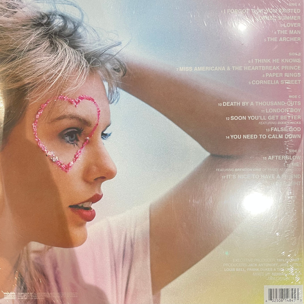 Виниловая пластинка Taylor Swift ‎– Lover 2LP Pink/Blue