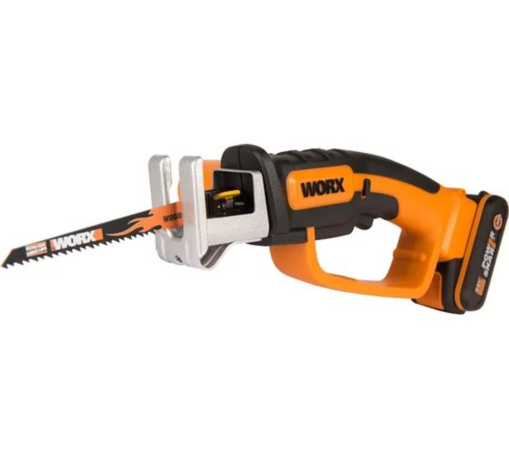 Бесщеточная цепная аккумуляторная пила WORX 40 В, 2х2.0 А*ч, двойное ЗУ 2x2A WG384E