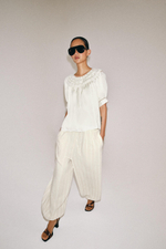 БРЮКИ-ШАРОВАРЫ В ПОЛОСКУ — ZW COLLECTION — ZARA