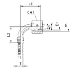 Фитинг DN 05 DKO-S (Г) 14x1.5 6 (90)