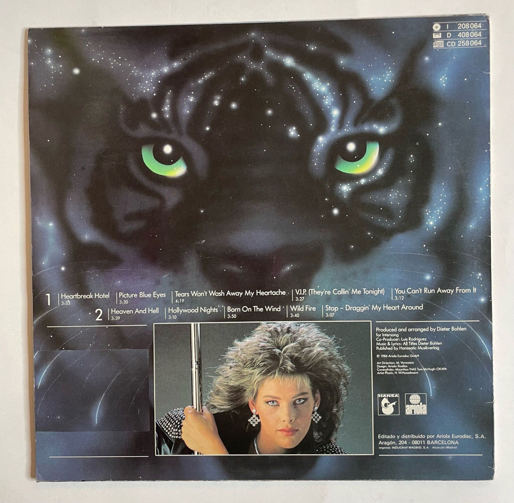 Винтажная виниловая пластинка LP C.C. Catch Welcome To The Heartbreak Hotel (Spain 1986)