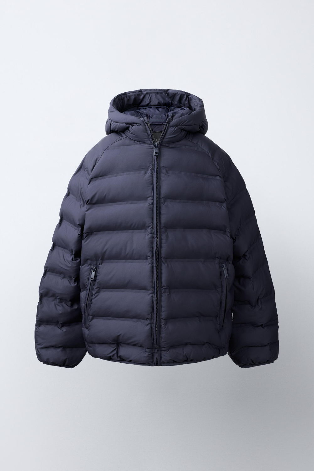 ZARA УЛЬТРАЛЕГКАЯ КУРТКА WATER REPELLENT, МОРСКОЙ СИНИЙ