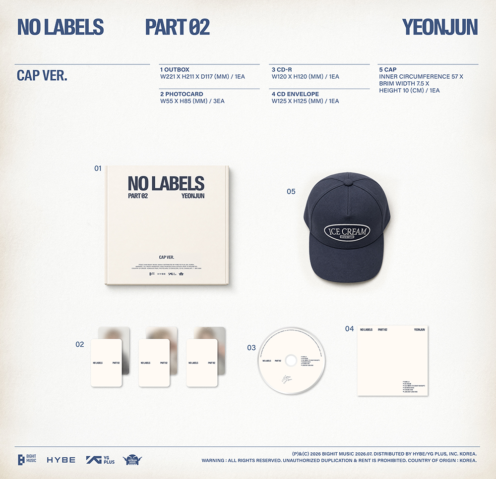 [Альбом] YEONJUN - NO LABELS: PART 02 (Cap Ver.)
