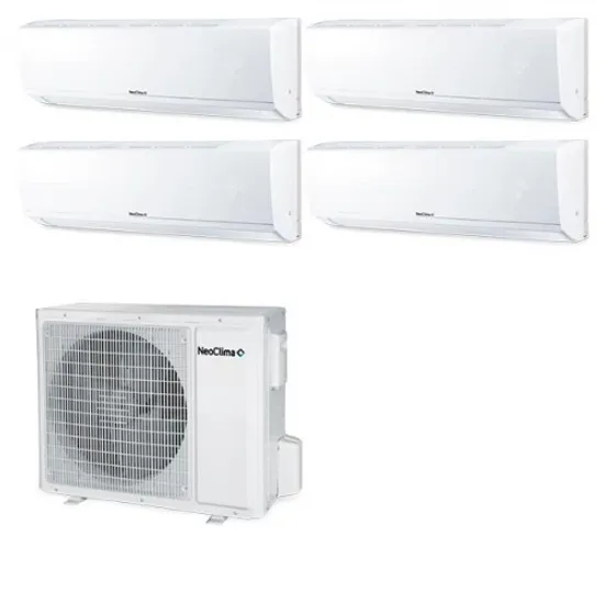 Мультисплит система на 4 комнаты NeoClima NS-09W / NS-12W х2 / NS-18W / NUM-36Q4