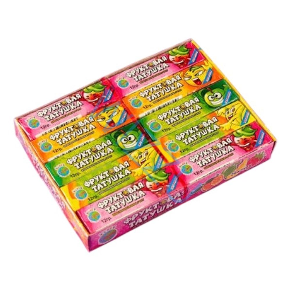 Резинка жевательная дражированная "Fruit Crush" 24шт*10 бл