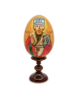 Народные промыслы ИКО-22/ 5 Яйцо-икона «Святой Лик» Рябова Г.