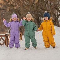 Шлем зимний вязаный с ниточным помпоном "Джинс"
