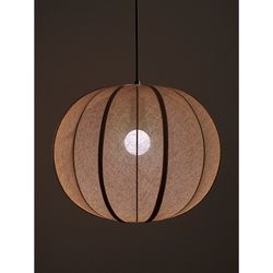 Светильник подвесной Texture Rib, Ø48 см, бежевый