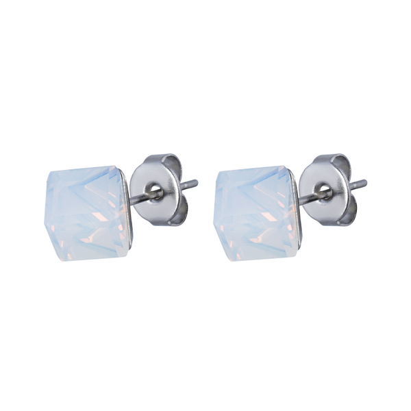 Серьги пусеты Fiore Luna  White SWE2127/2 W S