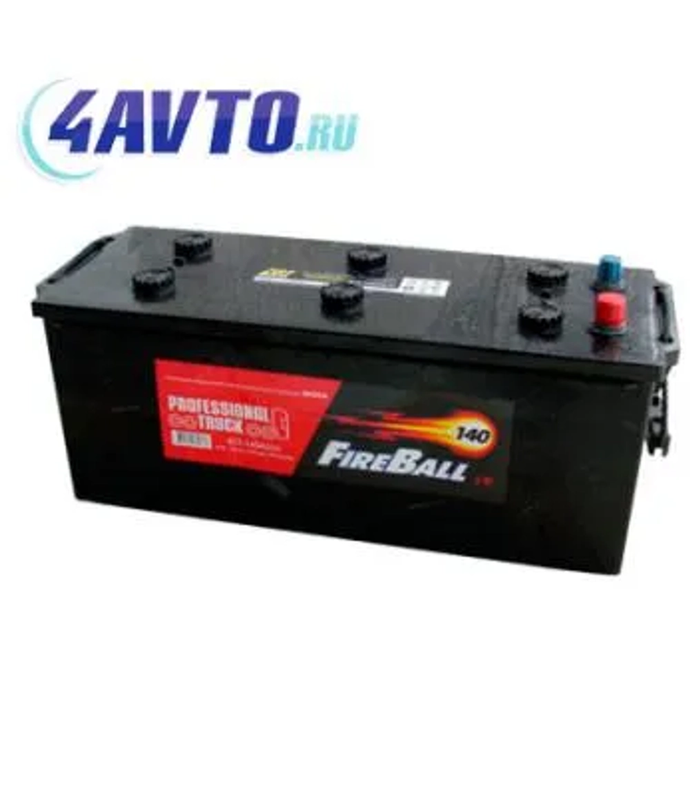 Аккумулятор 6СТ-140 А.ч., о.п., R+, FIRE BALL