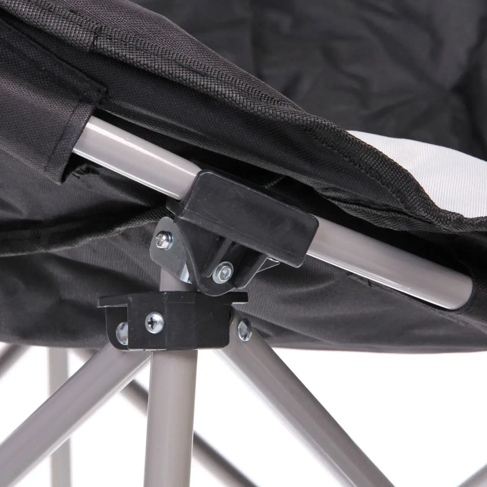 Кресло складное до 120 кг, 98*90*70 см, чёрный, ТуристМастер