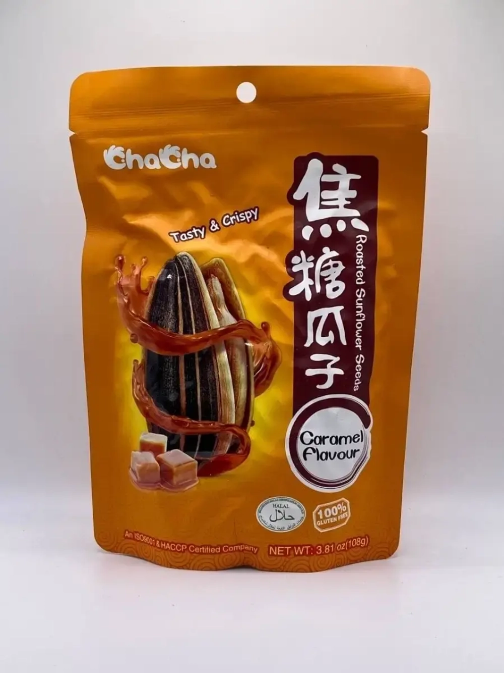 Китайские семечки со вкусом карамели Чача Qiaqia/(ChaCha)