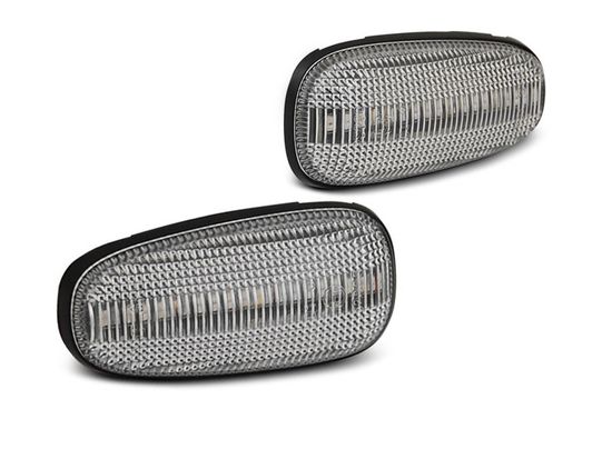 Повторители указателей поворота для Opel Astra G (97-04) / Zafira A (99-05) LED динамические хромированные