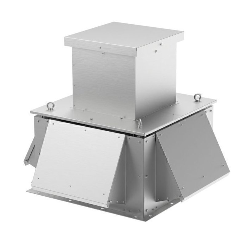 Крышный вентилятор ВКР-10-ДУ-В электродвигатель 15.0 кВт, 1000 об/мин