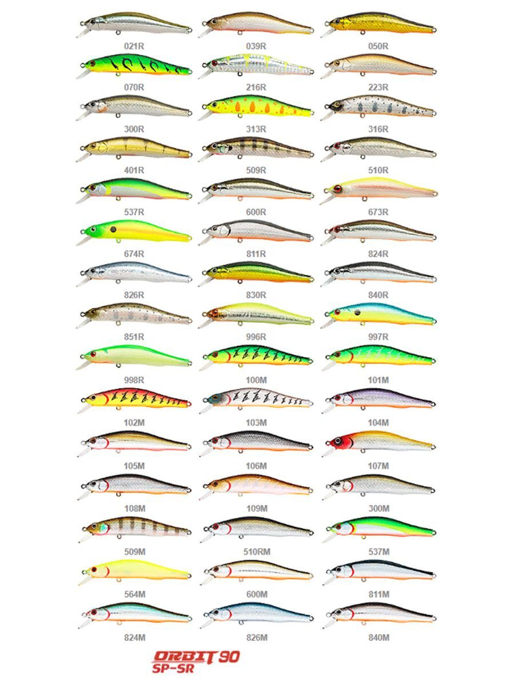Воблер для рыбалки ZIPBAITS Orbit 90 SP-SR, 90мм, 10.2гр., заглубление 0.8-1.0м., цвет 811M, суспендер