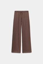 ШИРОКИЕ БРЮКИ В ПОЛОСКУ — ZARA