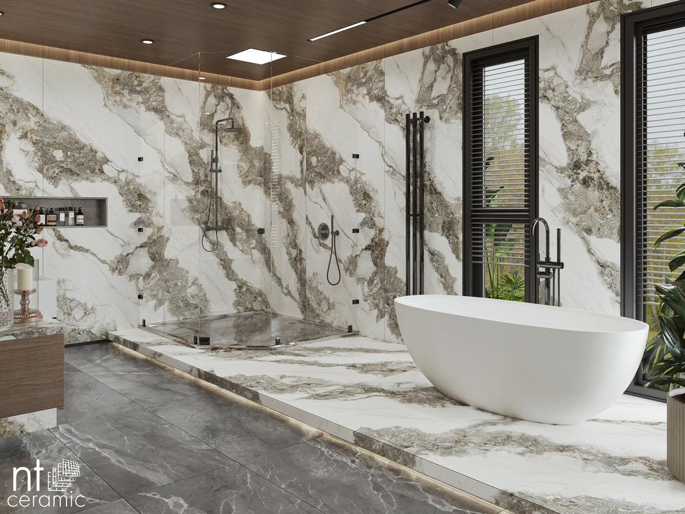 NT Ceramic Atlas Home Bianco Struttura 120x270