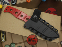 Нож Benchmade Fixed Adamas 375-1 - красный