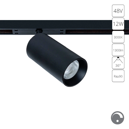 Магнитный трековый светильник Arte Lamp OPTIMA A7491PL-1BK