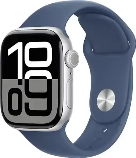 Apple Watch Series 10 46mm Aluminium Case, Silver