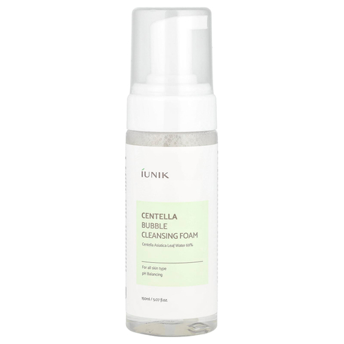 iUNIK, Очищающая пенка с Centella, пузырьковая очищающая пенка, 150 мл (5,07 жидк. унц.)