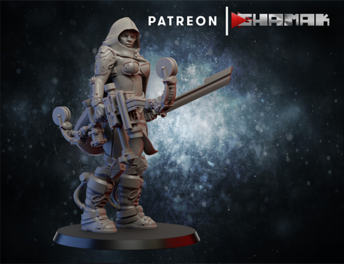 Necromunda Van Saar Gang Бандит Вар Саар №5 миниатюра для dnd, днд, pathfinder, фентези, Настольная игра, НРИ, Варгейм, РПГ