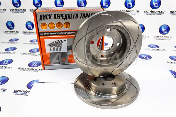 Тормозные диски "ALNAS" 2108 Euro Sport R13 с проточкой на ВАЗ 2108-09-099, 2113-14-15