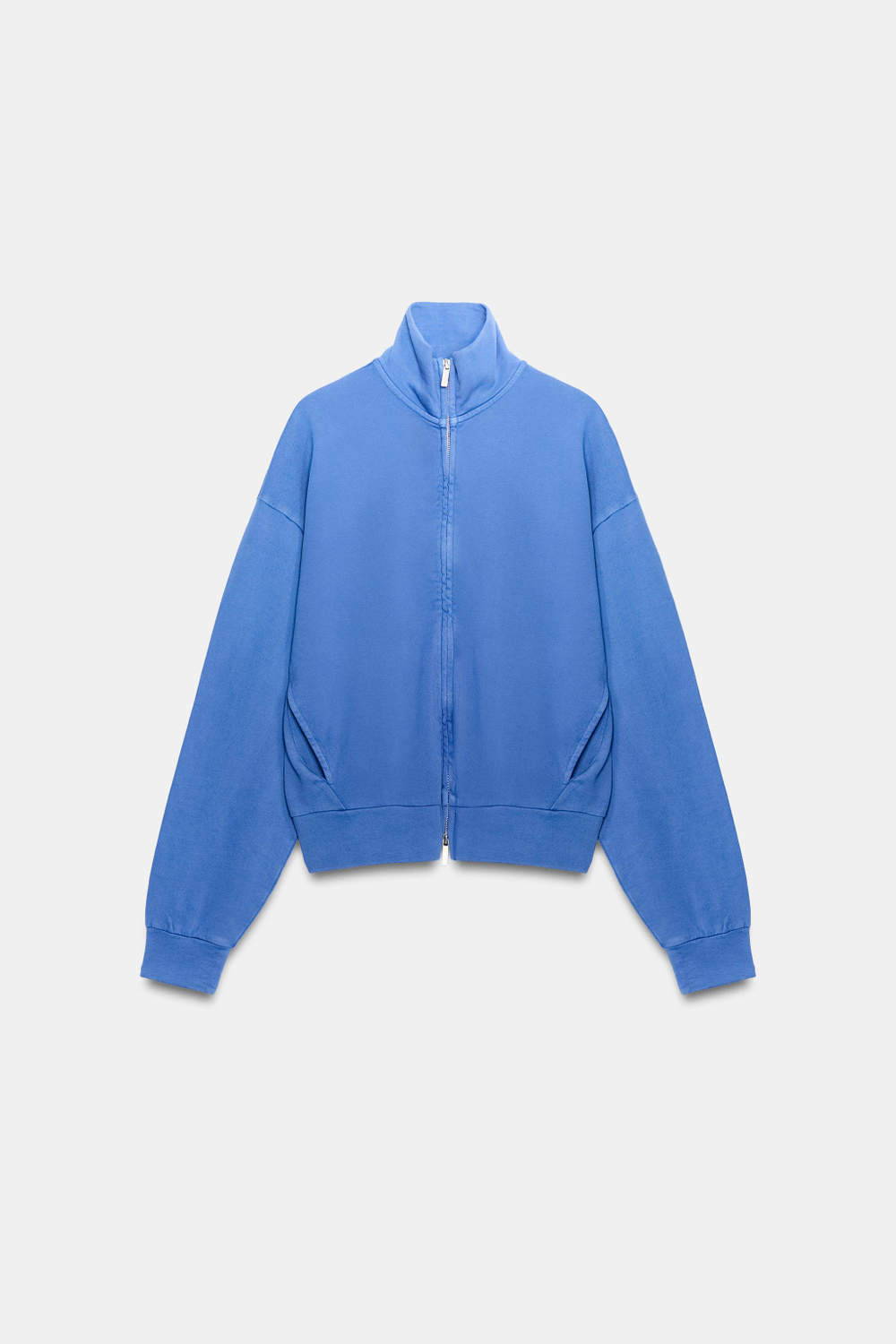 ХЛОПКОВАЯ КУРТКА НА МОЛНИИ — ZARA