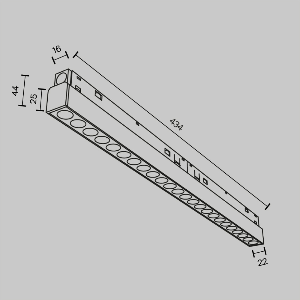 Трековый светильник Technical TR031-4-24WTW-DD-W
