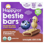 Happy Family Organics, HappyTot®, Bestie Bars™, арахисовая паста и голубика, 5 батончиков по 21 г (0,74 унции)
