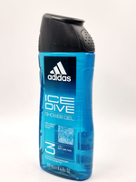 Гель для душа Adidas Ice Dive 3в1 с морским экстрактом 250 мл (Испания)