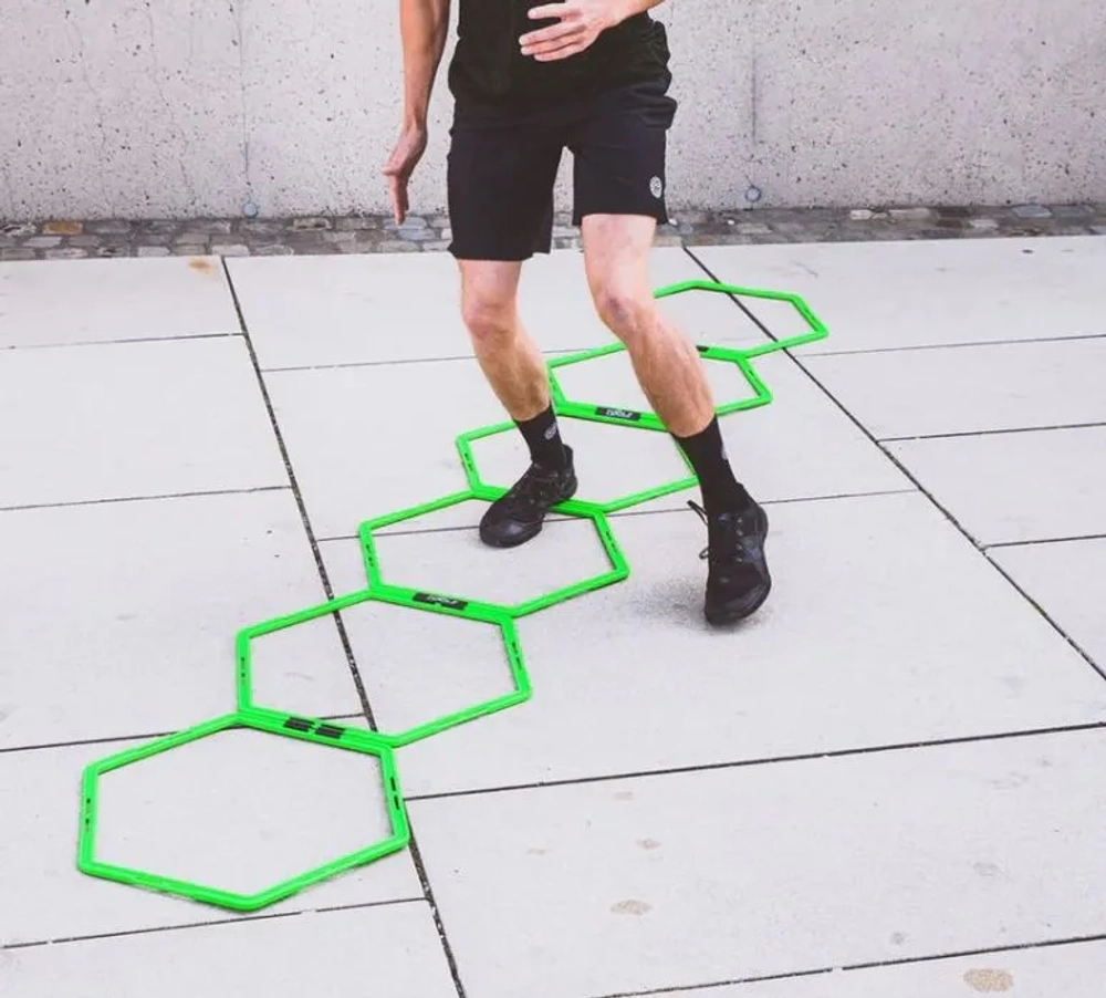 Тренажер лестница координационная Toolz Hexagonal Training Rings