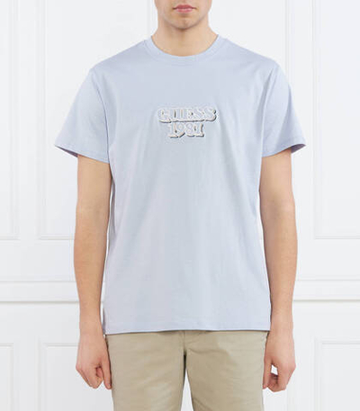 Футболка SS CN GUESS EMBRO BO GUESS - голубой(M3GI30 K8FQ4)