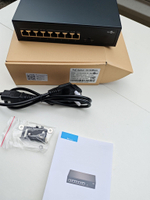 ST-NS206MB-MD Коммутатор POE 6 PoE портов и 2 Uplink порта